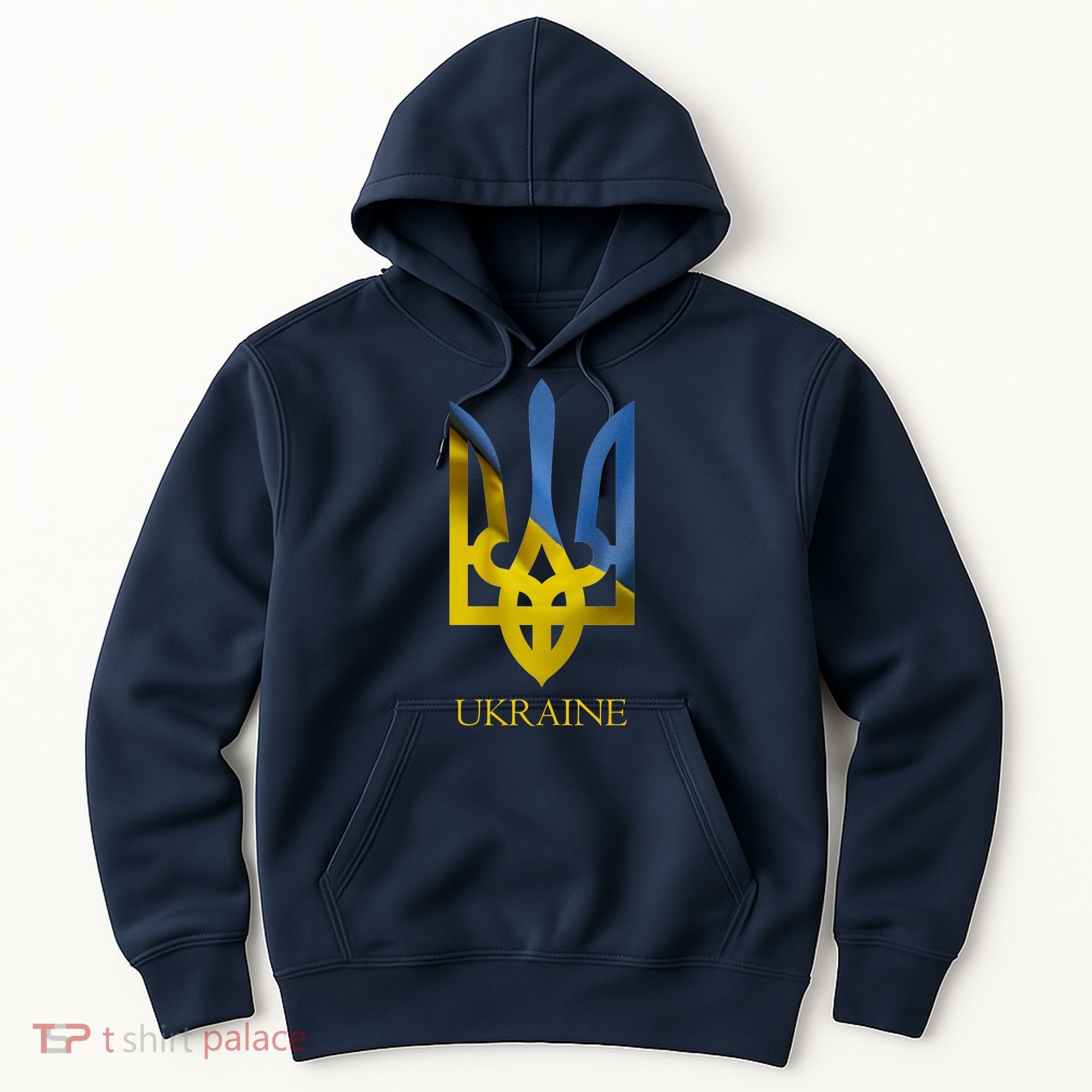 Ukraine Trident I Stand With Ukrainian Pride Support Hoodie