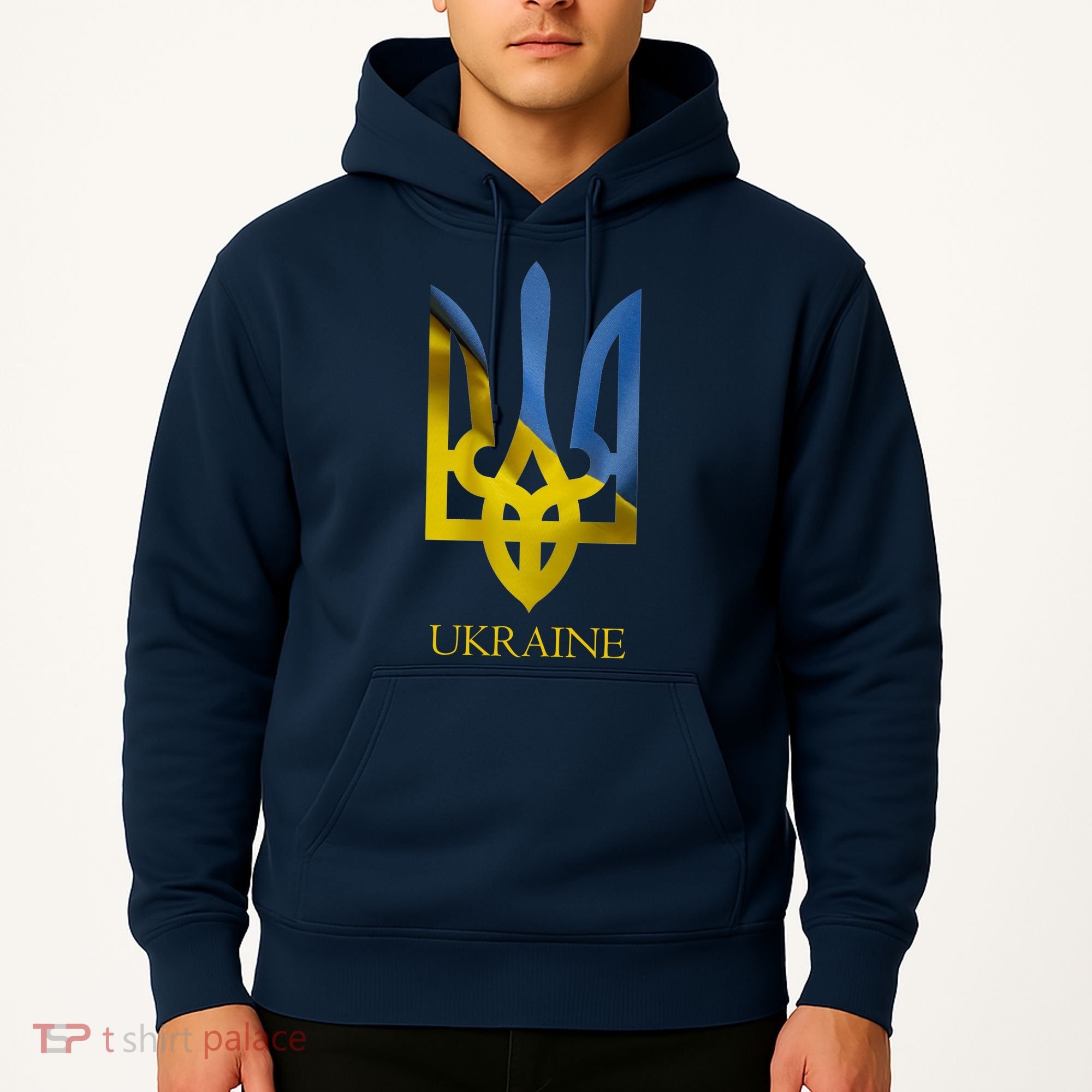 Ukraine Trident I Stand With Ukrainian Pride Support Hoodie