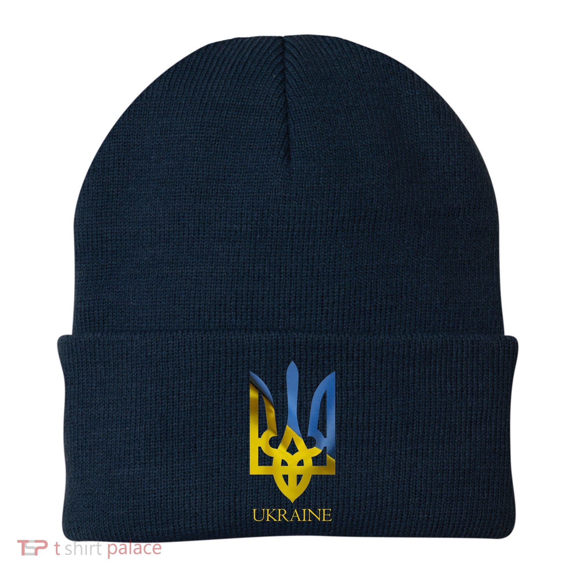 Ukraine Trident I Stand With Ukrainian Pride Support Beanie