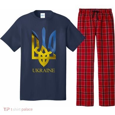 Ukraine Trident I Stand With Ukrainian Pride Support Pajama Set