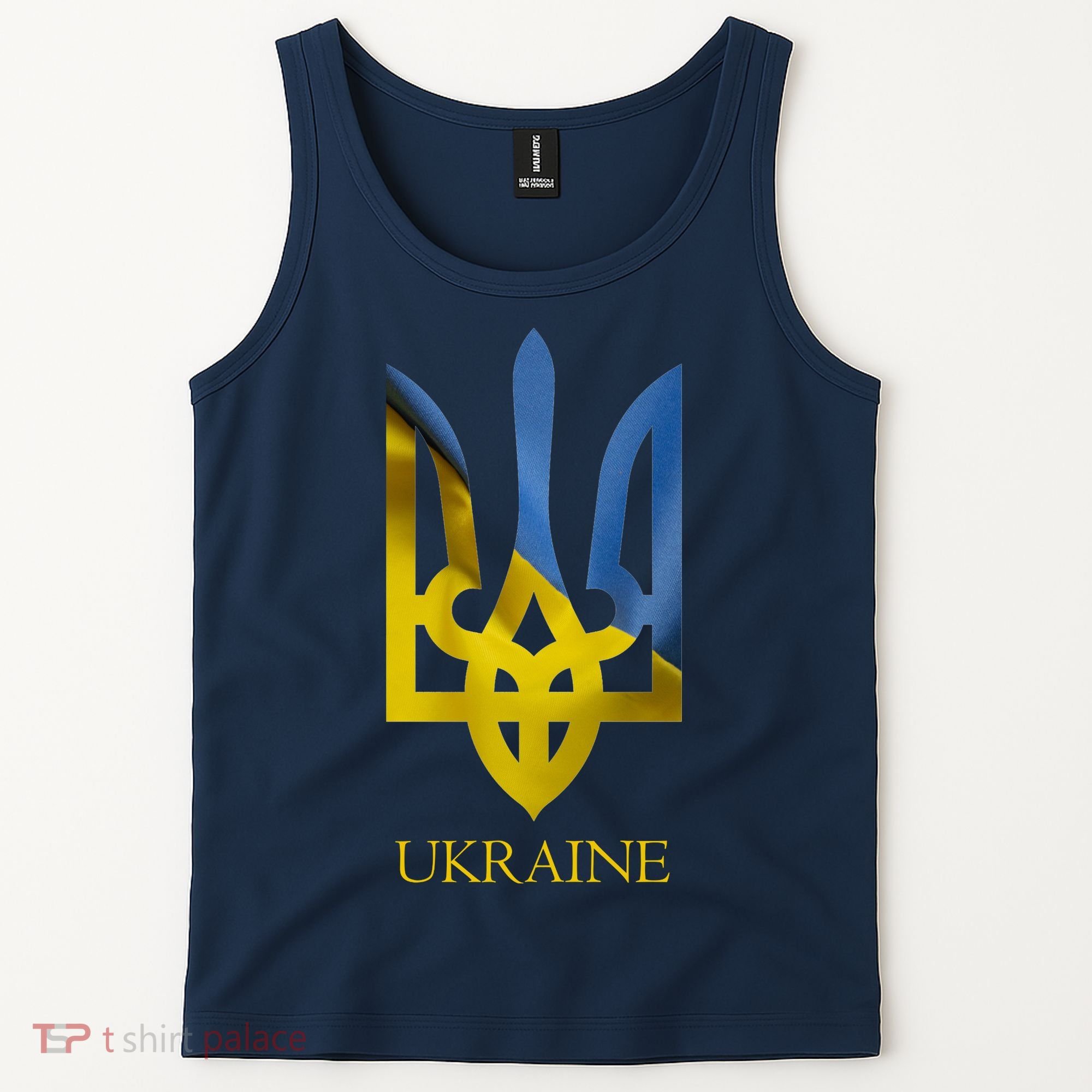 Ukraine Trident I Stand With Ukrainian Pride Support Tank Top