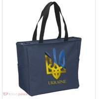 Ukraine Trident I Stand With Ukrainian Pride Support Tote Bag thumb 2