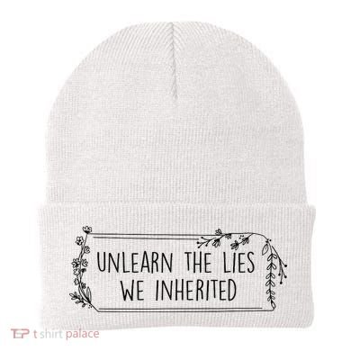 Unlearn The Lies We Inherited Native American Indigenous Beanie