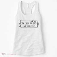 Unlearn The Lies We Inherited Native American Indigenous Women's Tank Top thumb 0