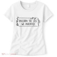 Unlearn The Lies We Inherited Native American Indigenous Women's T-Shirt thumb 0
