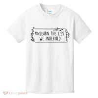 Unlearn The Lies We Inherited Native American Indigenous Kids T-Shirt thumb 0