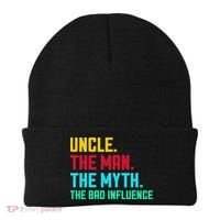 Uncle The Man The Myth The Bad Influence Beanie thumb 0