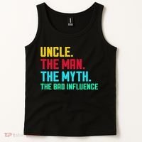 Uncle The Man The Myth The Bad Influence Tank Top thumb 2