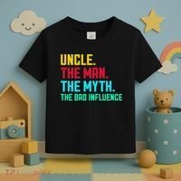 Uncle The Man The Myth The Bad Influence Toddler T-Shirt thumb 3