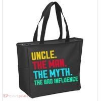 Uncle The Man The Myth The Bad Influence Tote Bag thumb 2
