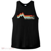 Utahs The Mighty Five National Parks Swea Ladies PosiCharge Tri-Blend Wicking Tank thumb 0