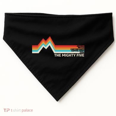 Utahs The Mighty Five National Parks Swea USA-Made Doggie Bandana