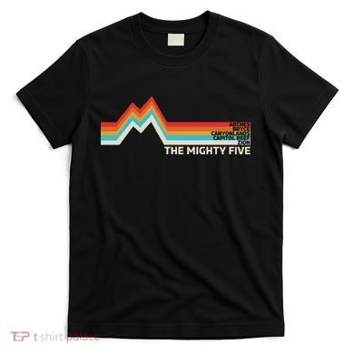 Utahs The Mighty Five National Parks Swea T-Shirt
