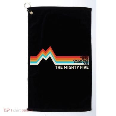 Utahs The Mighty Five National Parks Swea Golf Towel