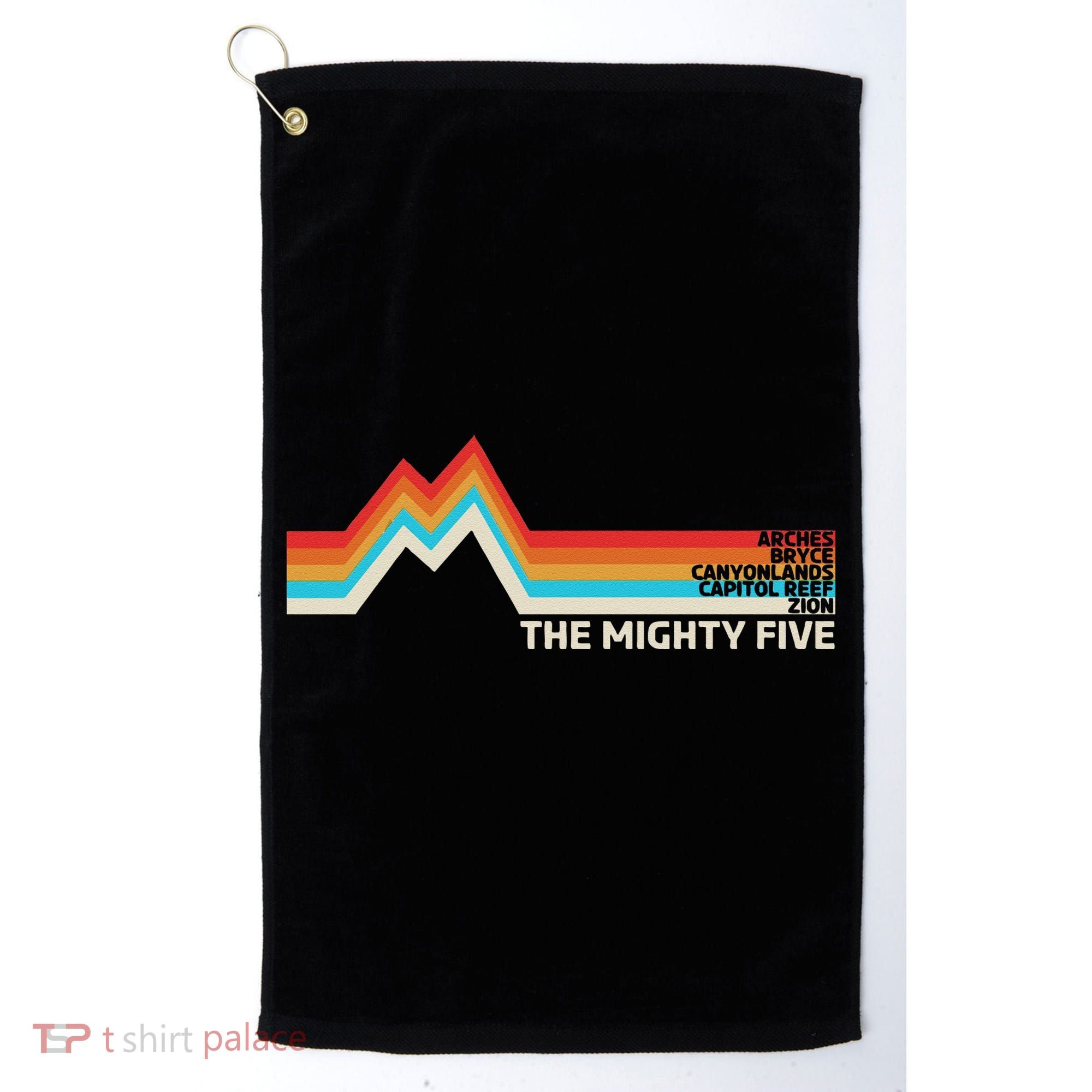 Utahs The Mighty Five National Parks Swea Golf Towel