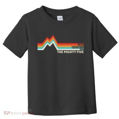 Utahs The Mighty Five National Parks Swea Toddler T-Shirt