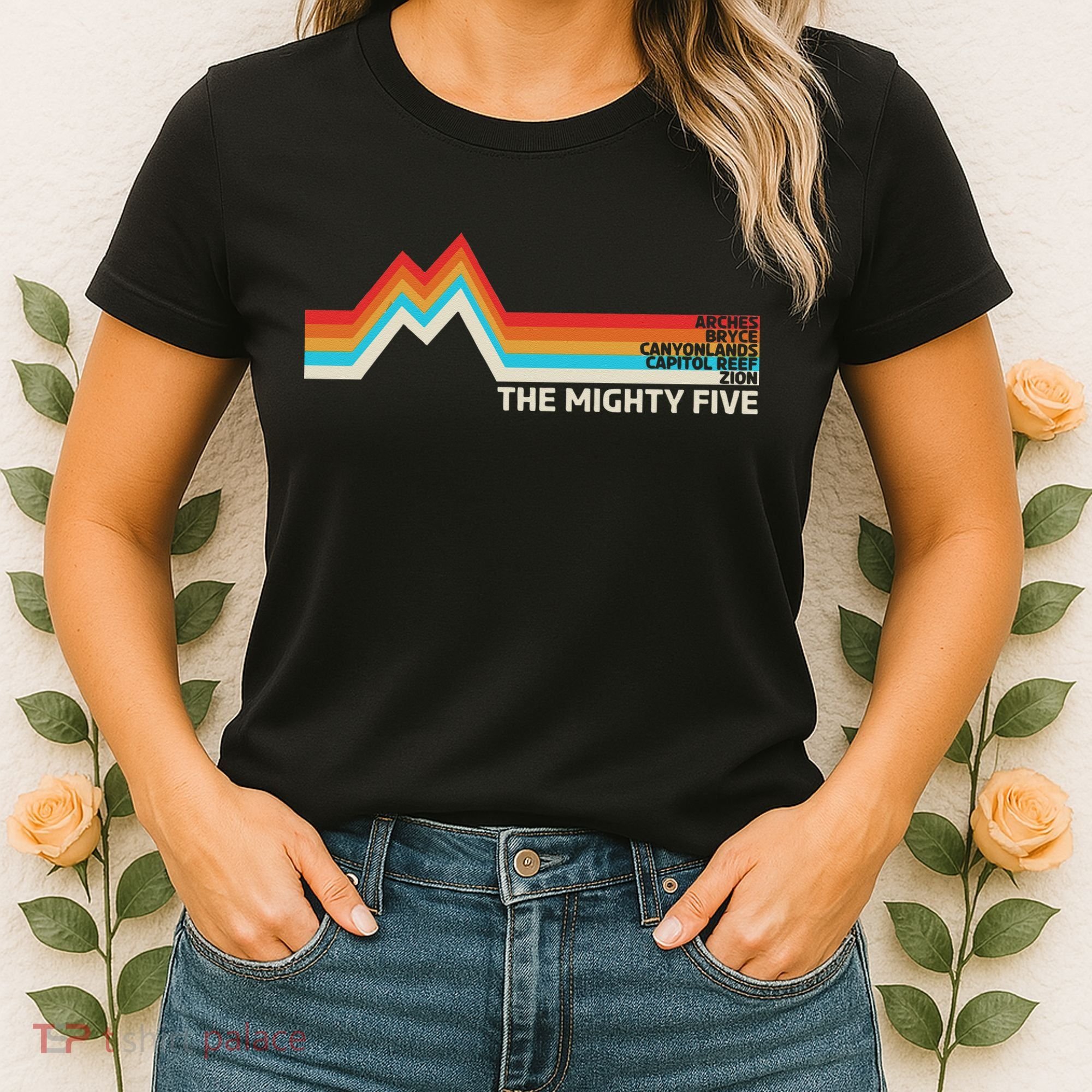 Utahs The Mighty Five National Parks Swea Women's T-Shirt