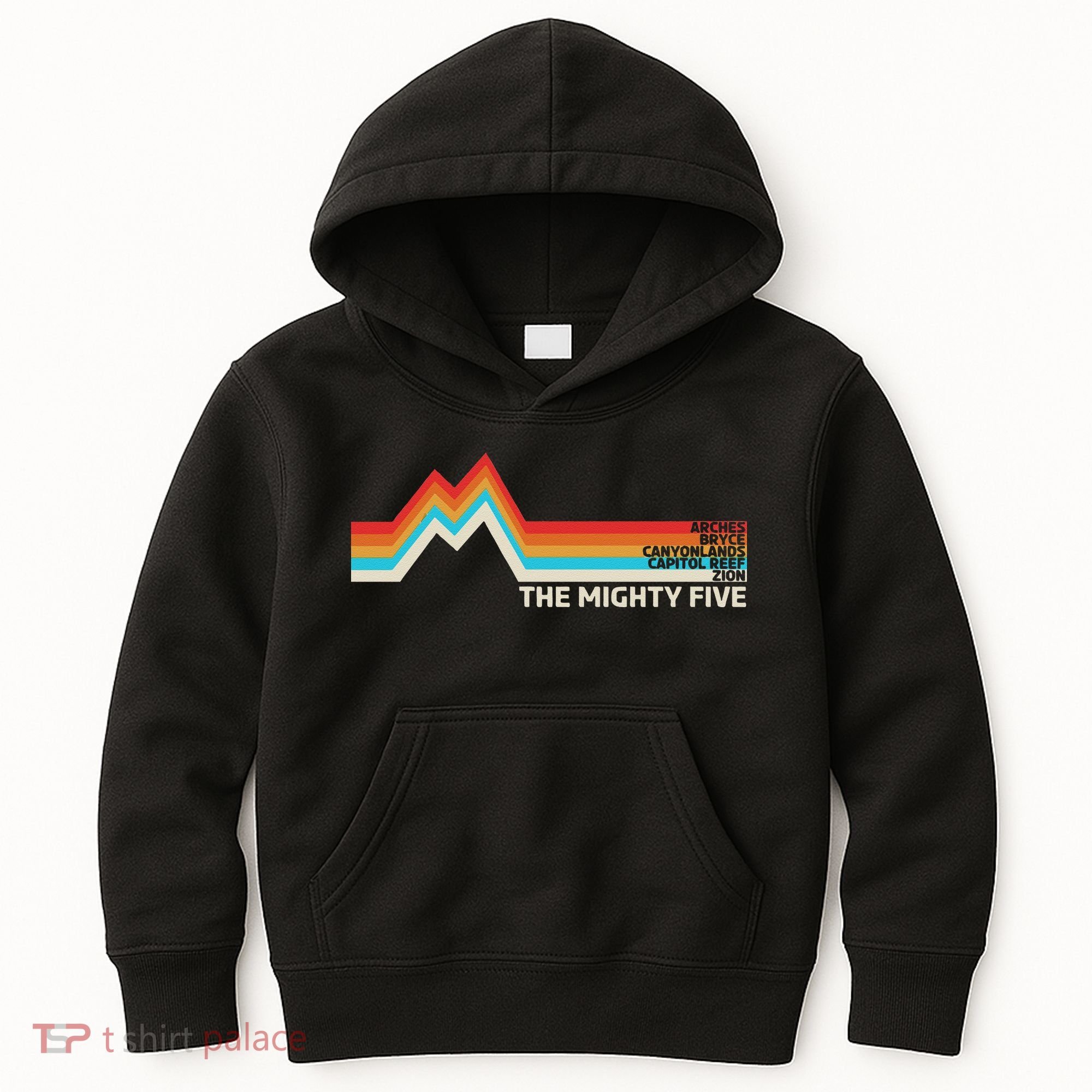 Utahs The Mighty Five National Parks Swea Kids Hoodie