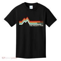 Utahs The Mighty Five National Parks Swea Kids T-Shirt thumb 0