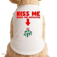 Under The Mistletoe Christmas Doggie Tank thumb 0