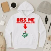 Under The Mistletoe Christmas Hoodie thumb 3