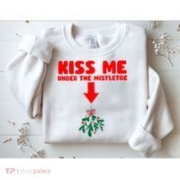 Under The Mistletoe Christmas Sweatshirt thumb 2
