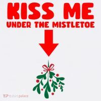 Under The Mistletoe Christmas Button thumb 1