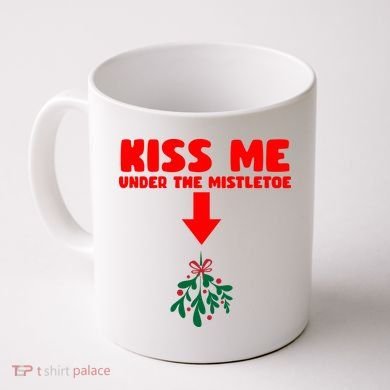 Under The Mistletoe Christmas Coffee Mug