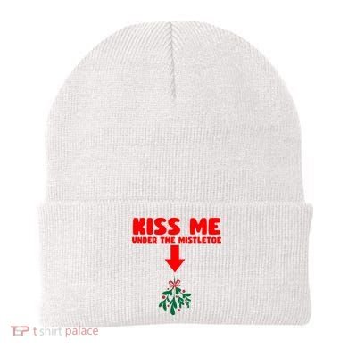 Under The Mistletoe Christmas Beanie