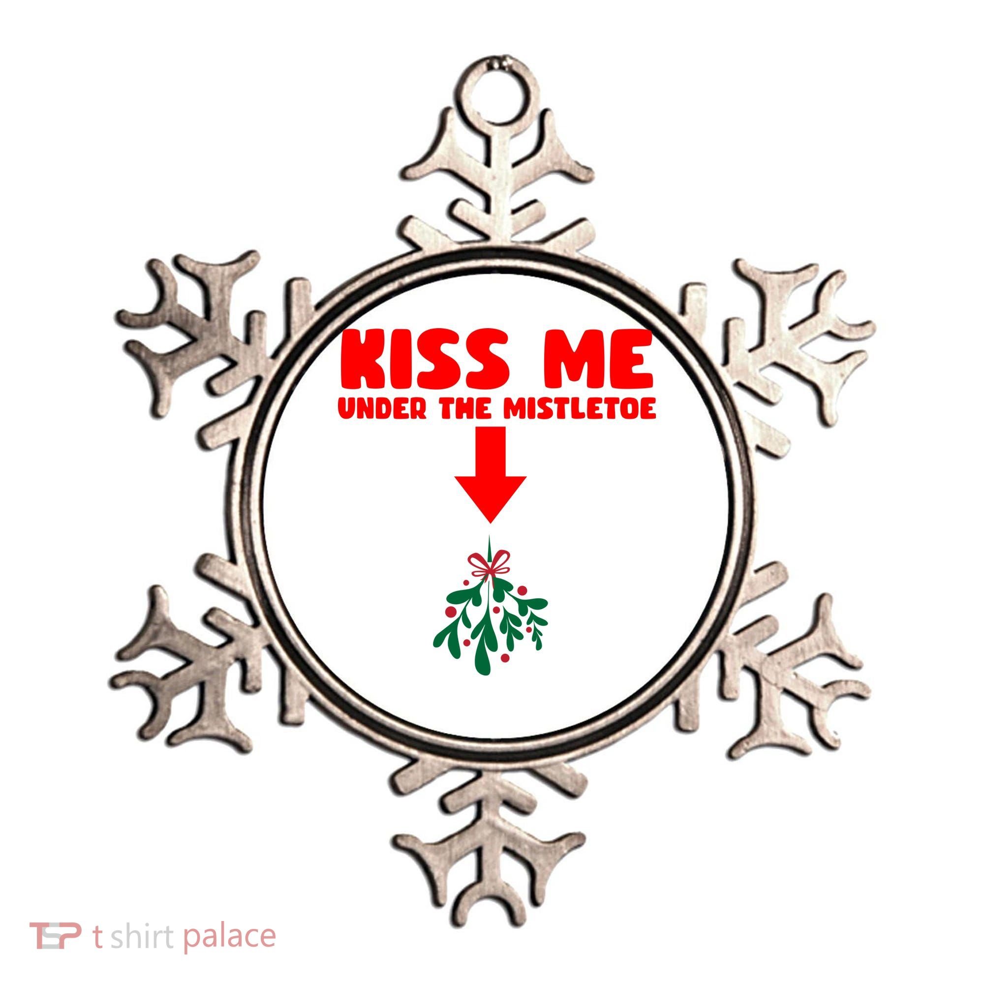 Under The Mistletoe Christmas Ornament