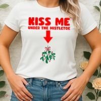 Under The Mistletoe Christmas Women's T-Shirt thumb 2