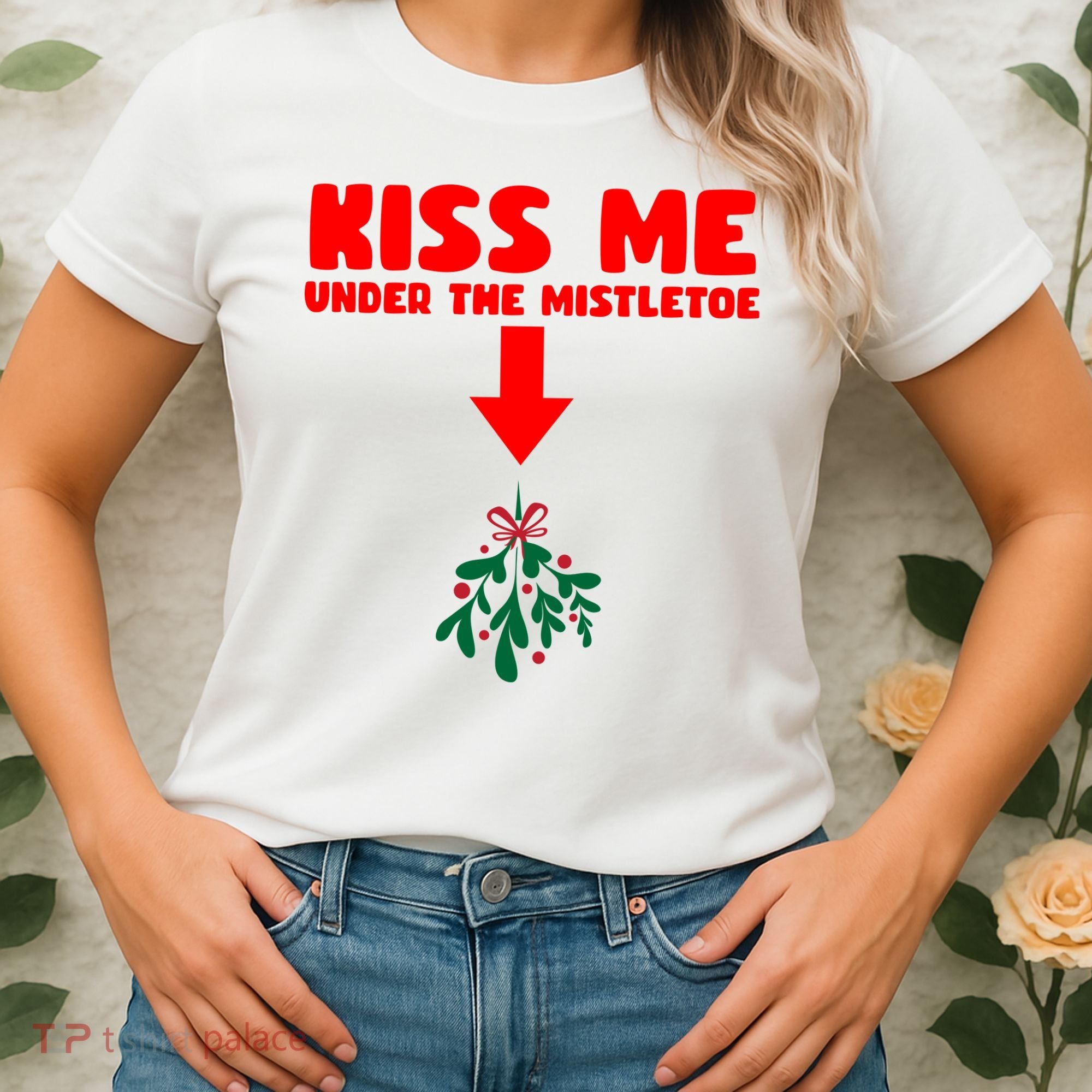 Under The Mistletoe Christmas Women's T-Shirt