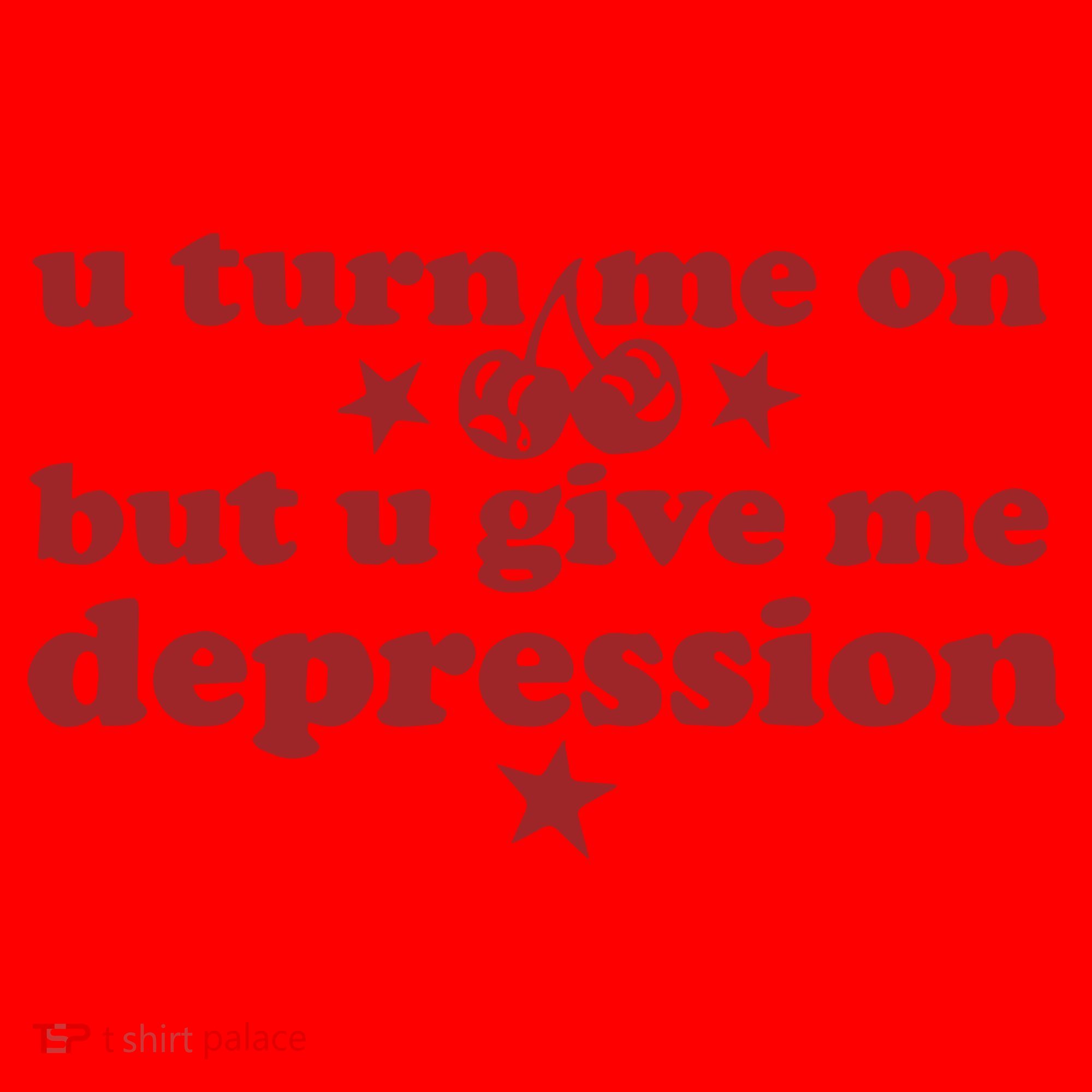 U Turn Me On But U Give Me Depression Santa Hat