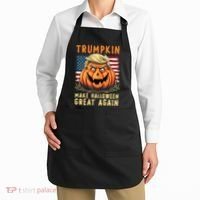 Usa Trumpkin Make Halloween Great Again Funny Trump Apron thumb 2