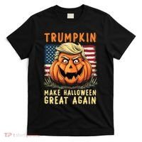 Usa Trumpkin Make Halloween Great Again Funny Trump T-Shirt thumb 0