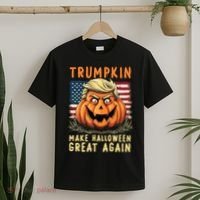 Usa Trumpkin Make Halloween Great Again Funny Trump T-Shirt thumb 2
