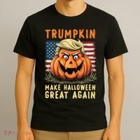 Usa Trumpkin Make Halloween Great Again Funny Trump T-Shirt thumb 3