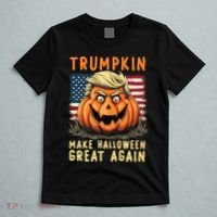 Usa Trumpkin Make Halloween Great Again Funny Trump T-Shirt thumb 5