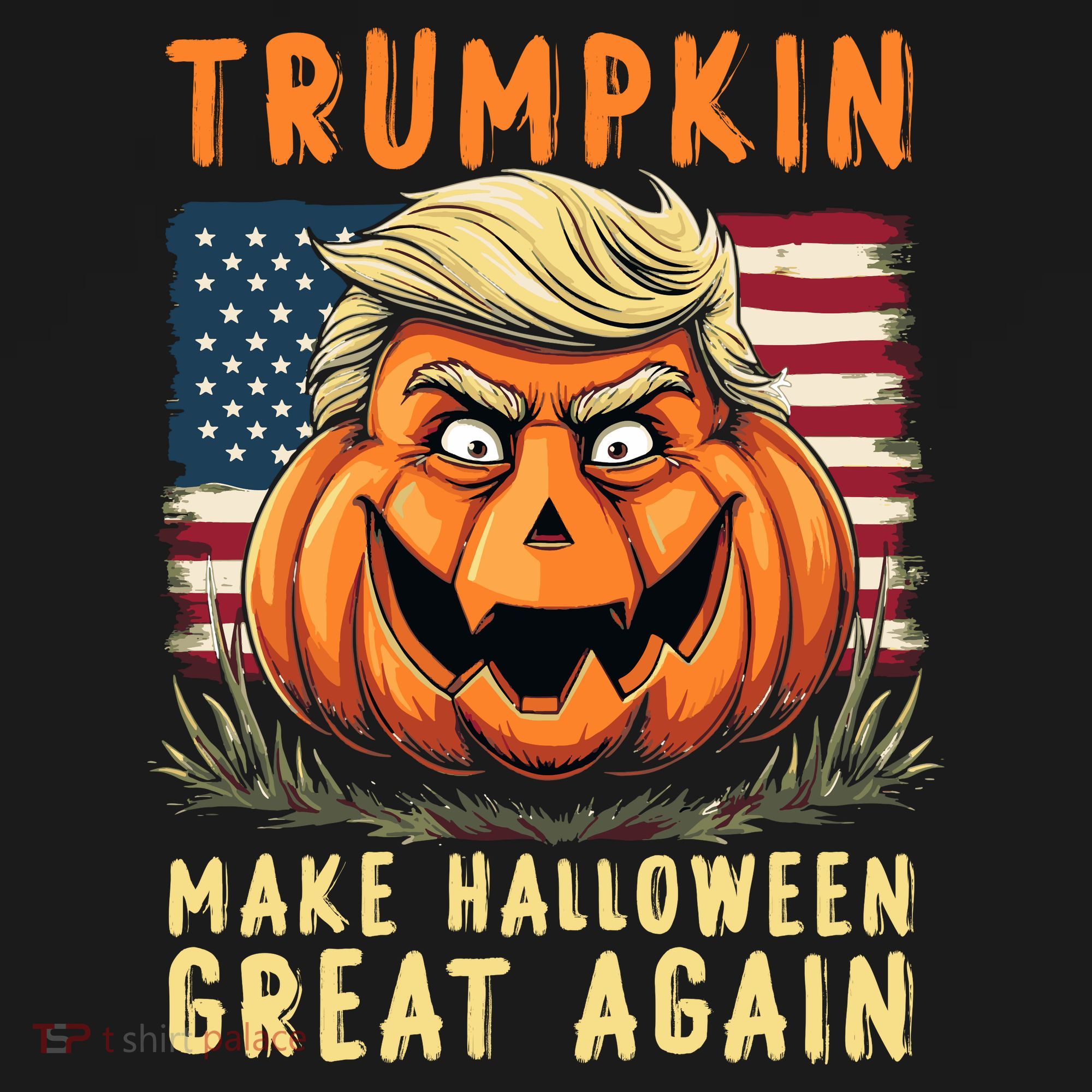 Usa Trumpkin Make Halloween Great Again Funny Trump Women's Hoodie