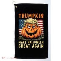 Usa Trumpkin Make Halloween Great Again Funny Trump Golf Towel thumb 0