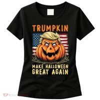 Usa Trumpkin Make Halloween Great Again Funny Trump Women's T-Shirt thumb 0