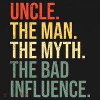 Uncle The Man The Myth The Bad Influence Best Funny Uncle Visor thumb 3