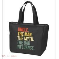 Uncle The Man The Myth The Bad Influence Best Funny Uncle Tote Bag thumb 3