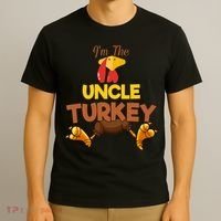 Uncle Turkey Matching Family Group Thanksgiving Gifts  T-Shirt thumb 3