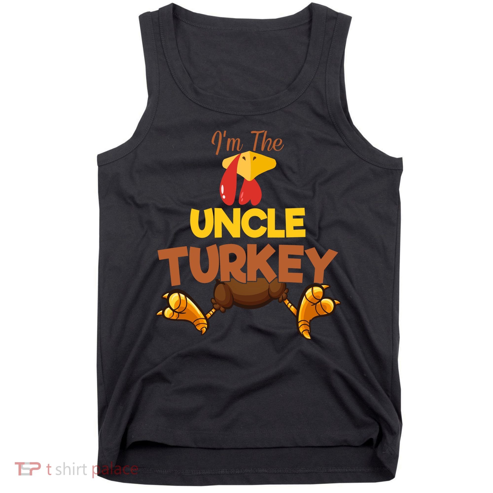 Uncle Turkey Matching Family Group Thanksgiving Gifts  Tank Top