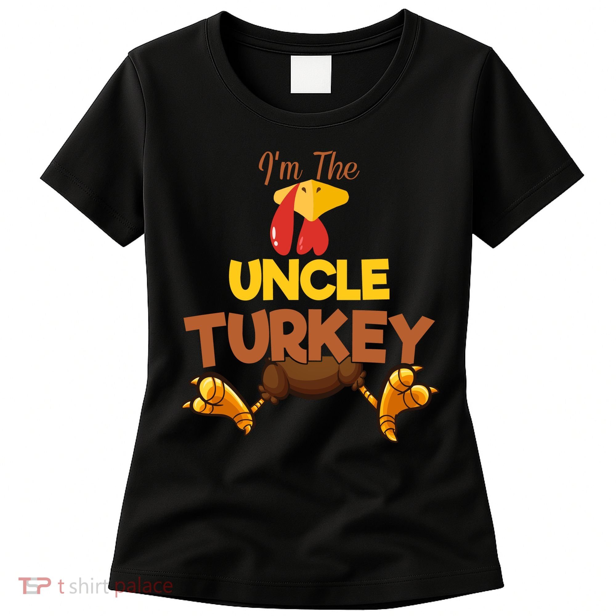 Uncle Turkey Matching Family Group Thanksgiving Gifts  Women's T-Shirt