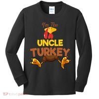 Uncle Turkey Matching Family Group Thanksgiving Gifts  Kids Long Sleeve Shirt thumb 0