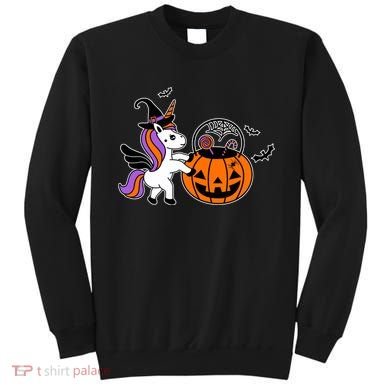 Unicorn Treat Or Trick Halloween Sweatshirt