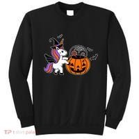 Unicorn Treat Or Trick Halloween Sweatshirt thumb 0
