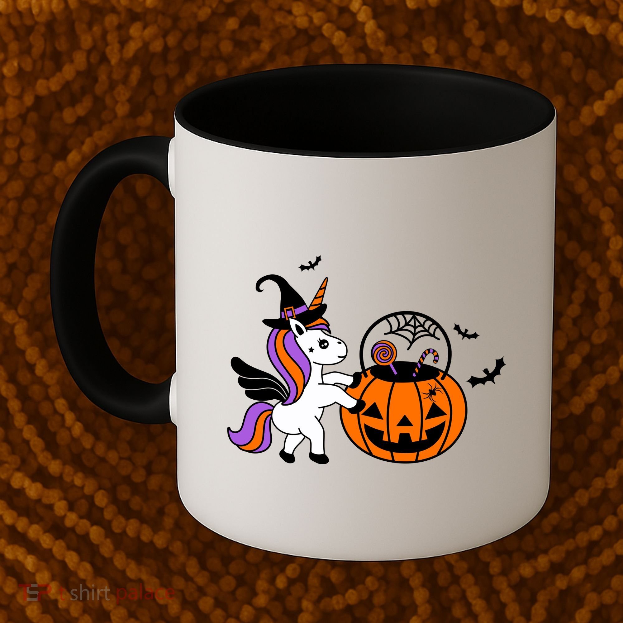 Unicorn Treat Or Trick Halloween Coffee Mug